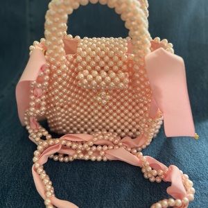 Handmade pearl bag. In just one copy.